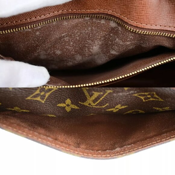 LOUIS VUITTON Jeune Fille MM Shoulder Bag Monogram Leather Brown M51226 - Picture 10 of 16